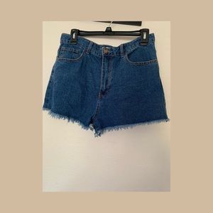 High rise shorts